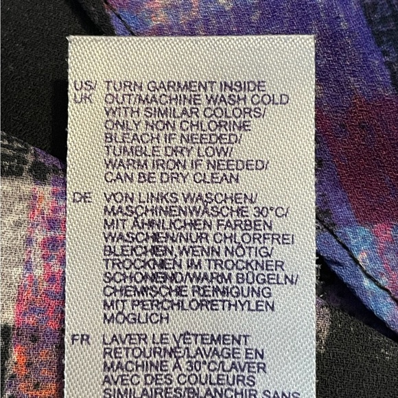 NYDJ Multicolor Geometric Blouse - Picture 5 of 6